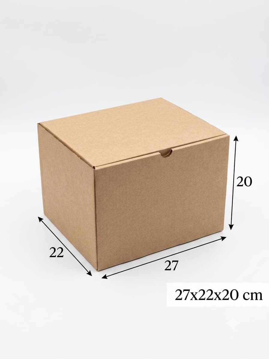 27x22x20 marron