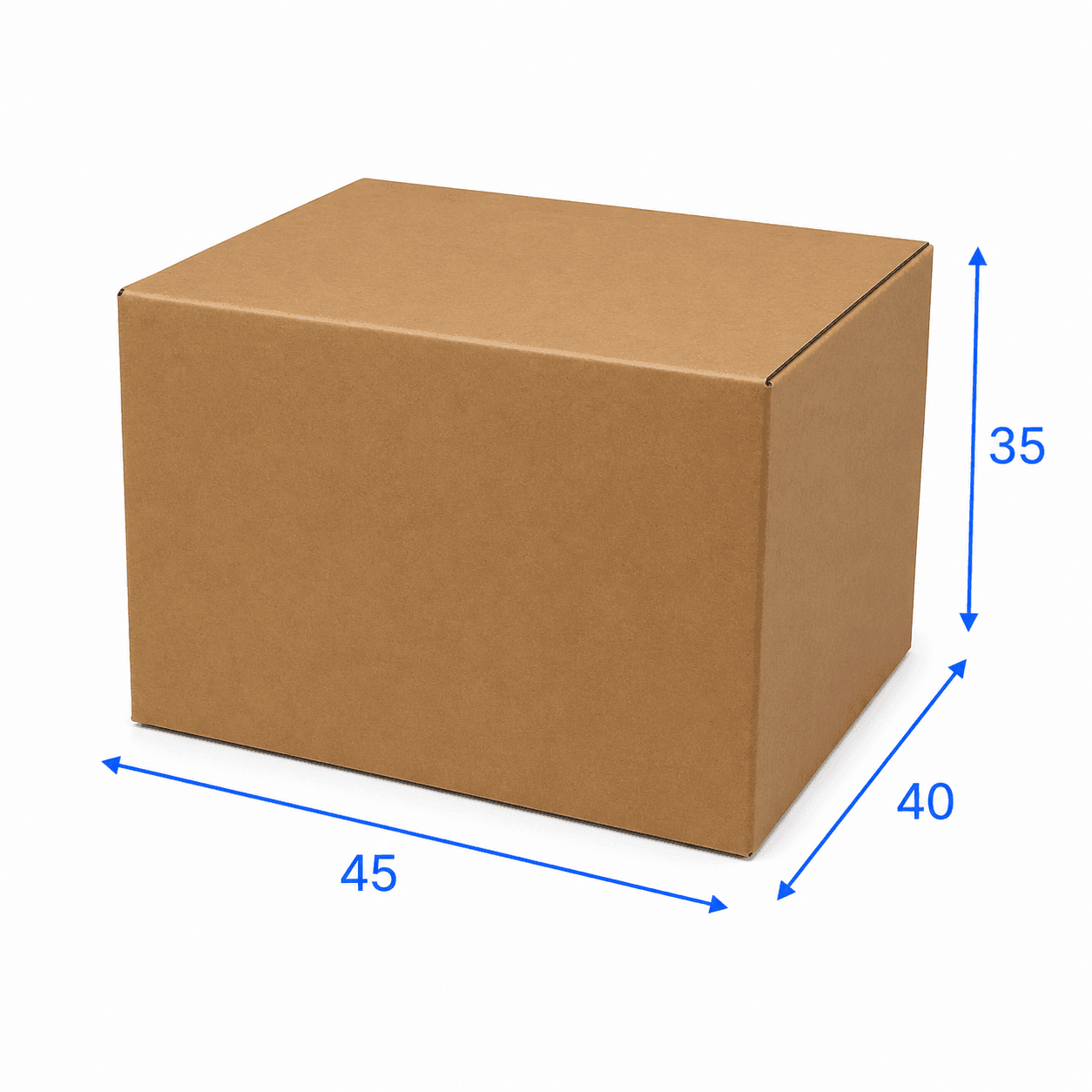 Caisse carton 45x40x35 cm