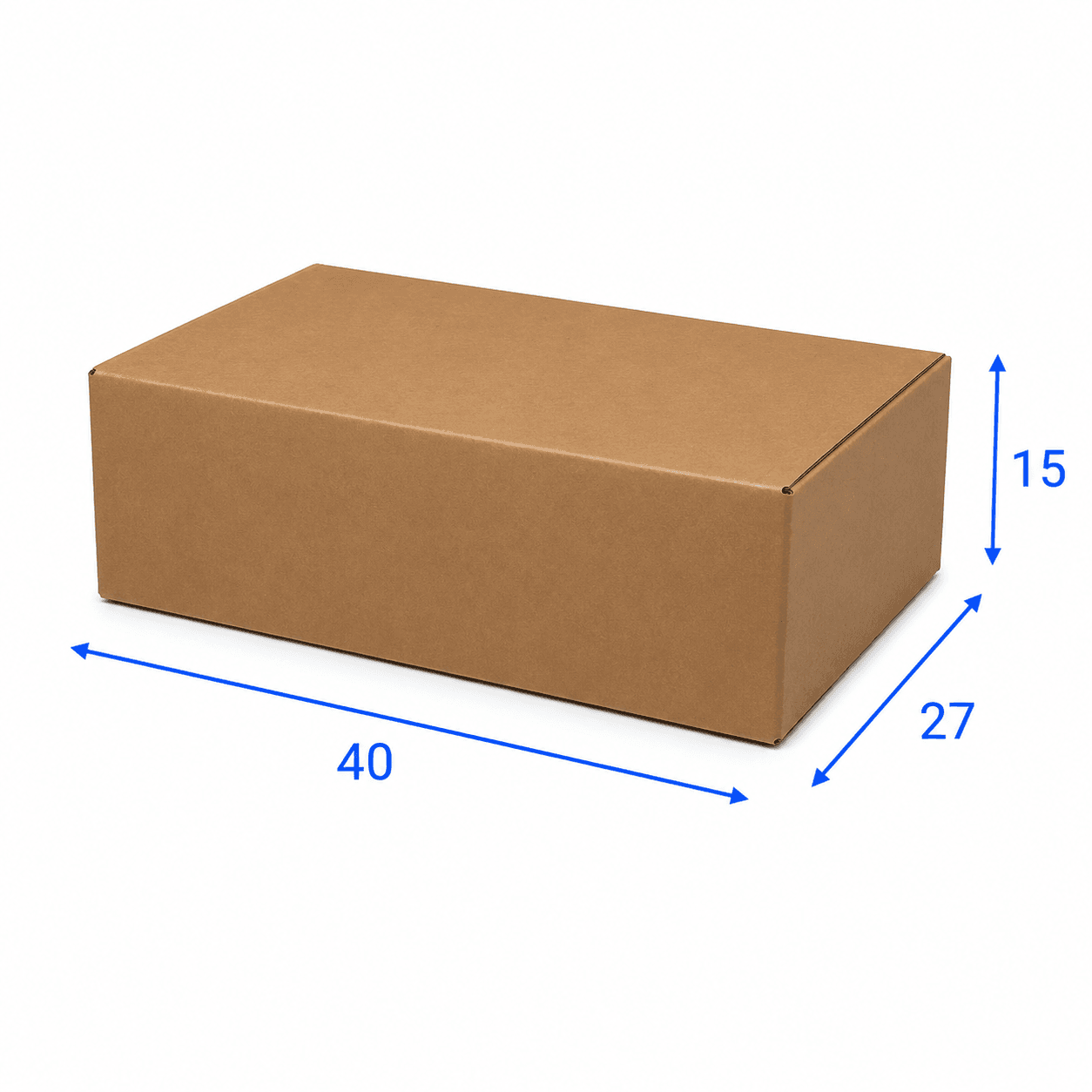 Boite carton kraft 40x27x15 cm
