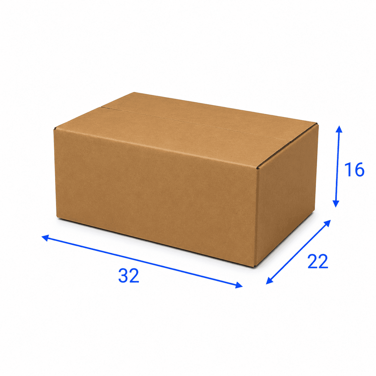 Boite carton kraft 32x22x16 cm